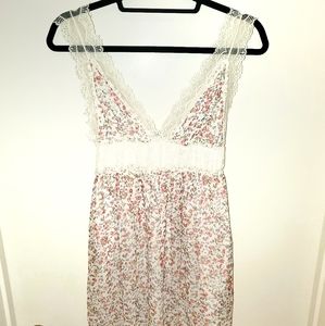 Floral and lace dress